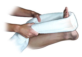 Plantar fasciitis exercise-towel stretch